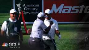Tim Brown sinks hole-in-one on 12th hole at American Century Championship | Golf Channel