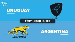 HIGHLIGHTS | URUGUAY v ARGENTINA | July Internationals 2024