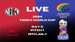 LIVE RUGBY: TOUCH WORLD CUP | DAY 5, PITCH 1