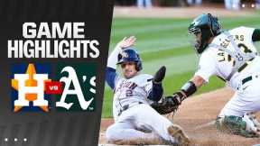 Astros vs. A's Game Highlights (7/23/24) | MLB Highlights