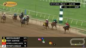 Horseshoe Indianapolis, Fair Meadows, and  Penn National Horse Racing Replays on 17 July 2024