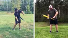 Baseball Fan Performs Mesmerising Tricks With Bat