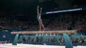 Simone Biles - First woman to complete a triple flip!