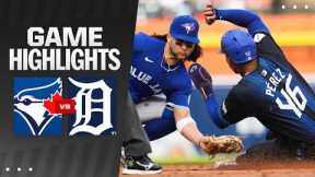 Blue Jays vs. Tigers Game Highlights (5/24/24) | MLB Highlights