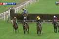 Horse racing thrills and spills -