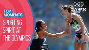 Top 10 Moments of Olympic Sporting Spirit | Top Moments