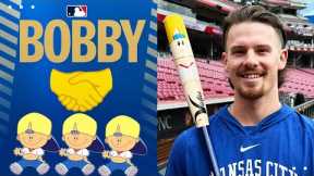 PABLO SANCHEZ POWER! Bobby Witt Jr. homers with a Backyard Baseball bat!