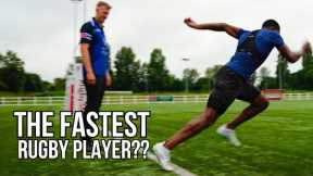 International Sprinter Takes on the Fastest Rugby Players!!