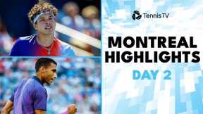 Shelton Faces Bublik; Cobolli & Auger-Aliassime Clash | Montreal 2024 Day 2 Highlights