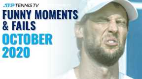 Funny ATP Tennis Moments & Fails: October 2020