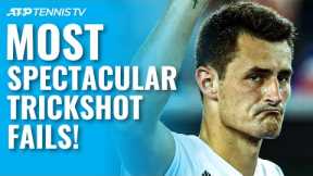 Most Spectacular Tennis Trickshot FAILS!