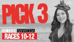 Saratoga Pick 3 | Races 10-12 | June 13, 2024