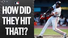 Some of the MOST IMPROBABLE hits in MLB history! (Broken bat homers an swinging bunts, and MORE!)