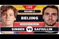 SINNER vs SAFIULLIN ● ATP Beijing