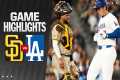 Padres vs. Dodgers Game Highlights