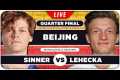 SINNER vs LEHECKA • ATP Beijing 2024