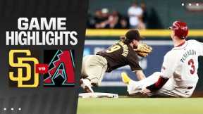 Padres vs. D-backs Game Highlights (9/27/24) | MLB Highlights