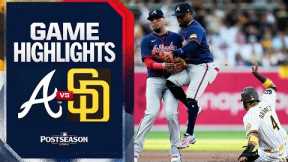 Braves vs. Padres NL Wild Card Game 2 Highlights (10/2/24) | MLB Highlights