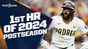 Fernando Tatis Jr. hits the FIRST HOME RUN of the 2024 POSTSEASON!