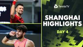 Top 4 Seeds Sinner, Alcaraz, Djokovic & Zverev All Play | Shanghai 2024 Highlights Day 4