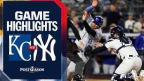 Royals vs. Yankees ALDS Game 1 Highlights (10/5/24) | MLB Highlights