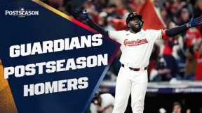 INSANELY HUGE home runs from the Cleveland Guardians so far this Postseason!