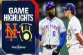 Mets vs. Brewers NL Wild Card Game 2