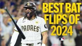 The BEST bat flips from 2024! (Ft. Tatis, Soto, Machado, J-Rod, Randy AND MORE!)