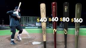 DOES PRICE MATTER ON WOOD BATS? | $40 vs. $60 vs. $80 vs. $160 vs. $300 Wood Bat Review