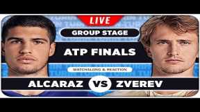 ALCARAZ vs ZVEREV • ATP Finals 2024 • LIVE Tennis Watchalong Stream