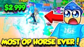 I Bought THE MOST OP ROBUX HORSE In Horse Race Simulator!!