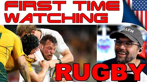 American Coach FIRST TIME WATCHING Rugby : Reaction to Biggest Rugby Hits