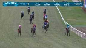 Mi Hermano Ramon wins the Seabiscuit Handicap G.II race 7 at Del Mar 11/30/24