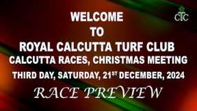 Calcutta Race Preview of 21st December 2024 ... #rctc #races #horses #horseracing #kolkata