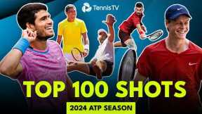 TOP 100 SHOTS: 2024 ATP TENNIS SEASON 🤯