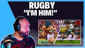 AMERICAN REACTS TO | Rugby I'M HIM! Moments