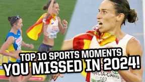 Top 10 sports moments you missed in 2024