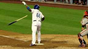 Yasiel Puig Home Run Bat Flip & Confrontation with Pitcher 5-9-14