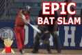 FARTHEST HOME RUN AND EPIC BAT SLAM!