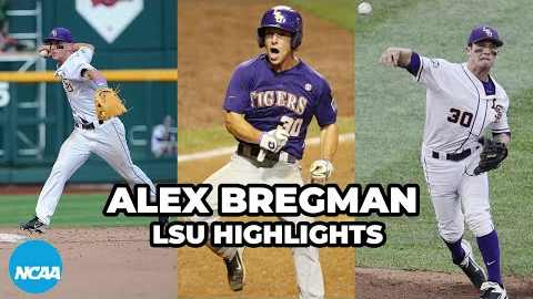 Alex Bregman college baseball highlights at LSU