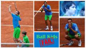 Tennis - Ball kids Fails & Scary moments