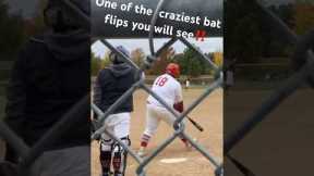 One of the craziest bat flips you will see ￼#shorts #baseball #dingers #trending #mlb #homerun #fyp