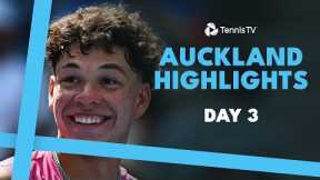 Mensik vs Shelton; Monfils Takes On Struff & More 💥 | Auckland 2025 Highlights Day 3