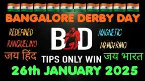 BANGALORE DERBY | 26/01/2025 🇮🇳 | HORSE RACING TIPS | DERBY DAY | TODAY DERBY RACE | (@TIPSONLYWIN)