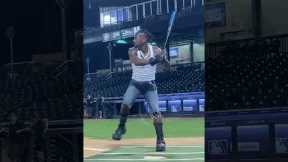 Antonio Brown in the MLB! ⚾️😂 #justbaseball #baseball #shortsviral #mlb #mlbhomeruns #mlbtv