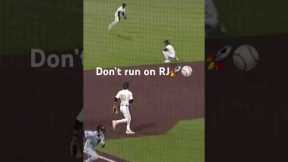 RJ Austin throws runner out at home #baseball #vanderbilt