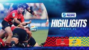 HIGHLIGHTS | CRUSADERS v HURRICANES | Super Rugby Pacific 2025 | Round 1