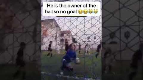 He is the owner of the ball so no goal funny moments in football 61! #shorts #football