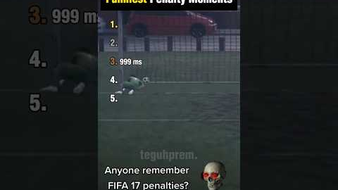 Ranking The Best Funniest Penalty Moment #fifa #eagames #football #shorts