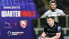 Newcastle Falcons v Gloucester - HIGHLIGHTS | Jamie Blamire HATTRICK! | Premiership Rugby Cup